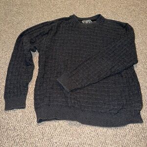 Oscar de la Renta Charcoal Crewneck Sweater
